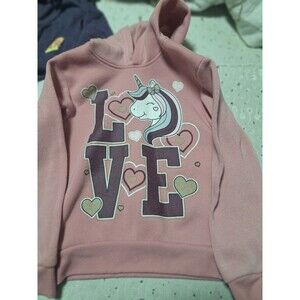 Girls size 6 unicorn hoodie
